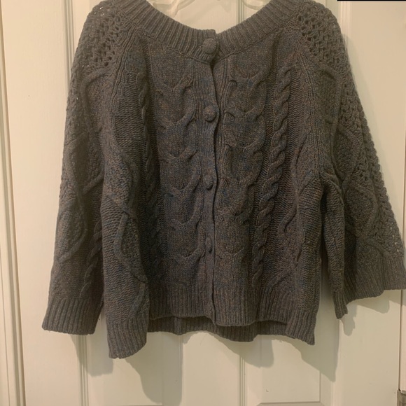 Anthro Far Away from Close Chunky Sweater • size M - Picture 4 of 4